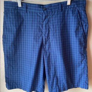 COPY - PGA Tour Mens PGA Tour Mens Active Golf Shorts, Blue Plaid   Size 34